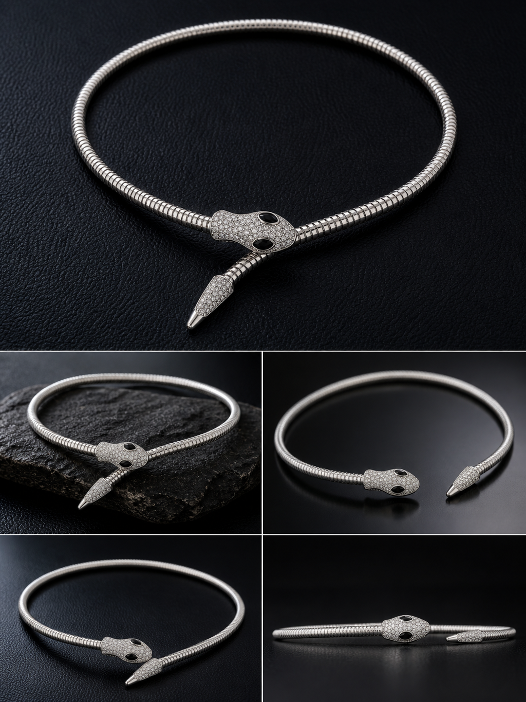 Serpentina Noir Necklace