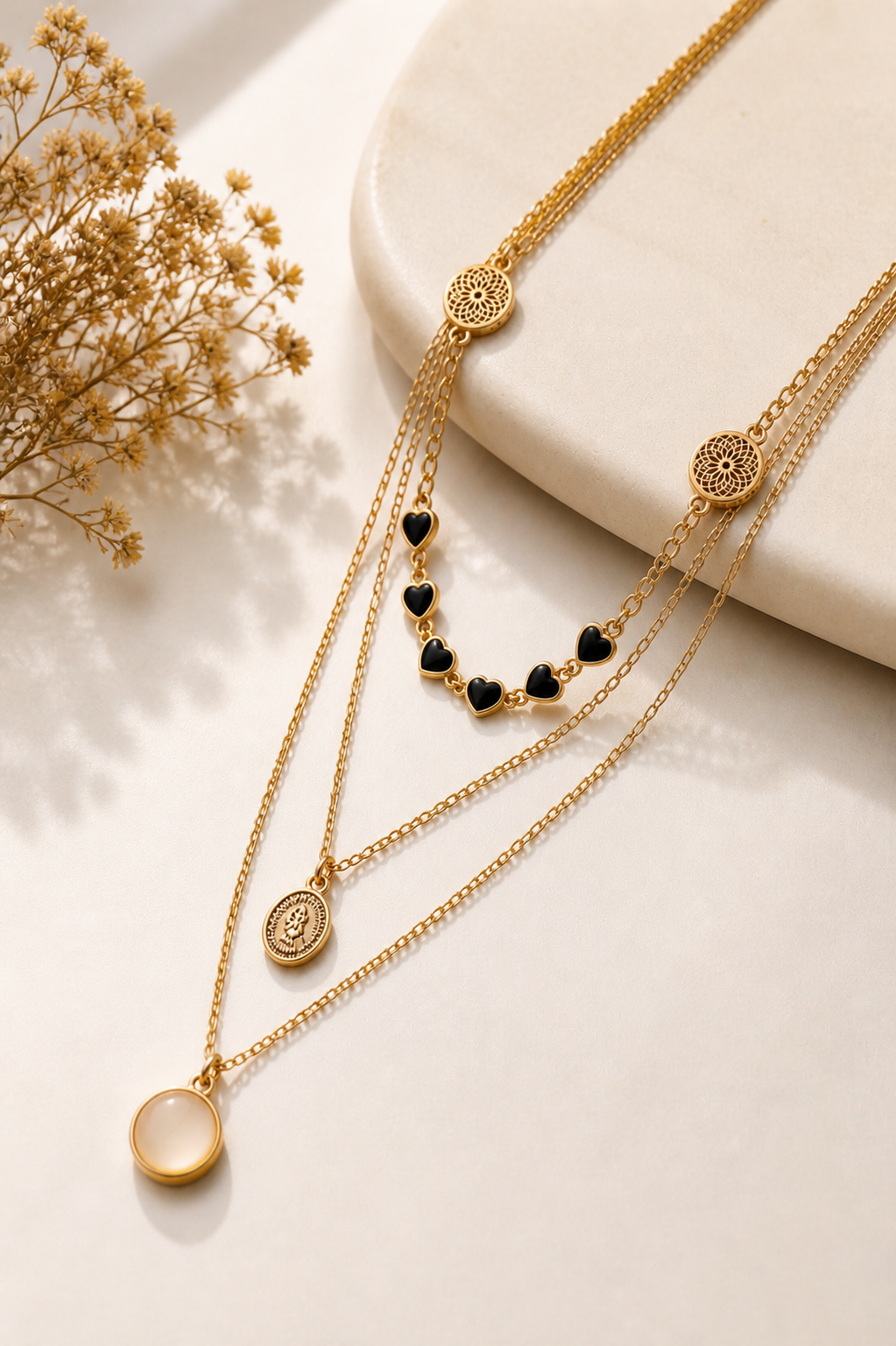 GoldenMuse Layered Necklace