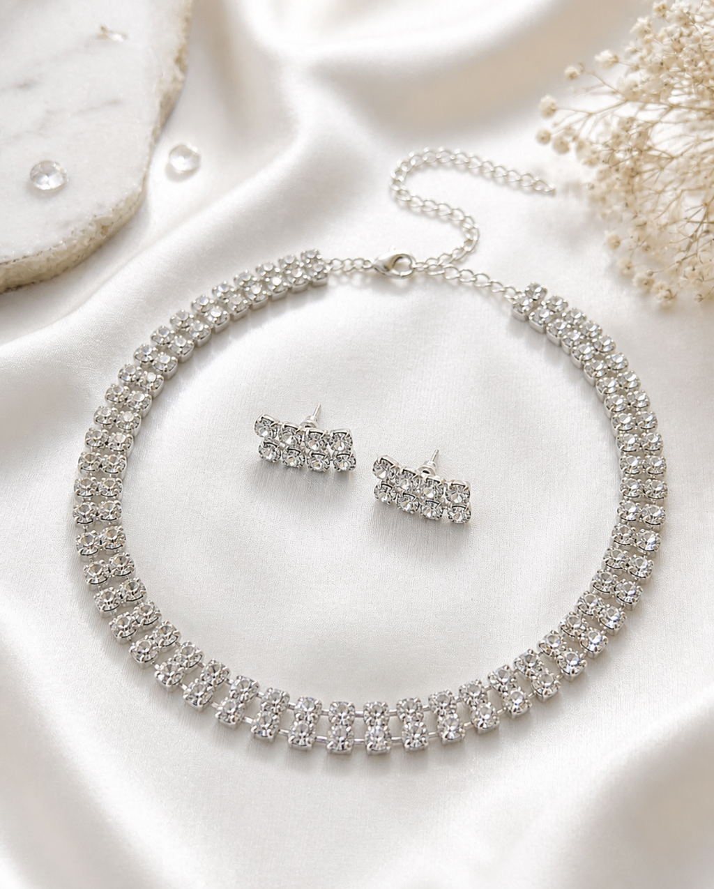CrystalLuxe Tennis Set