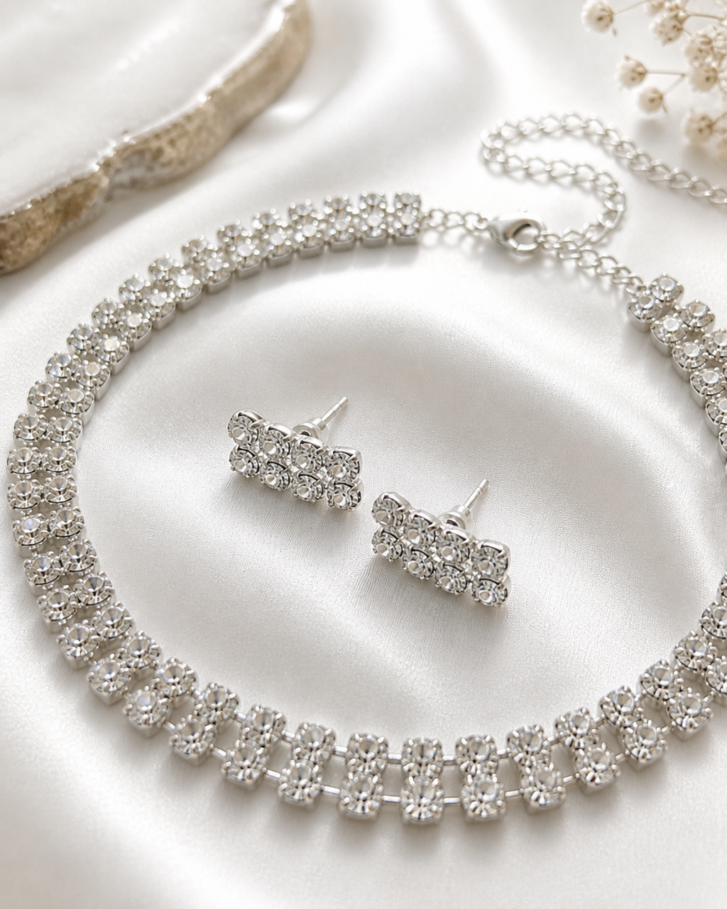 CrystalLuxe Tennis Set