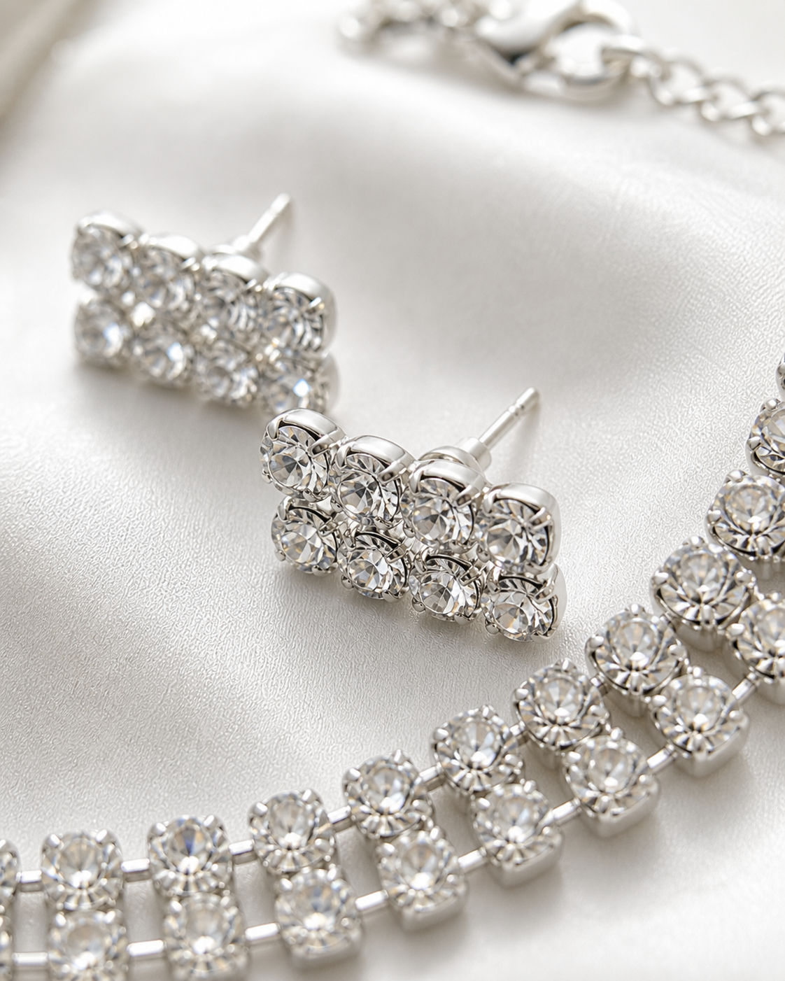 CrystalLuxe Tennis Set